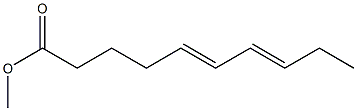5,7-Decadienoic acid methyl ester Structure