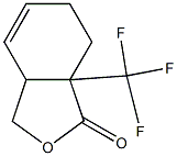 3a,6,7,7a-Tetrahydro-7a-(trifluoromethyl)isobenzofuran-1(3H)-one 구조식 이미지