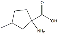 1-Amino-3-methylcyclopentane-1-carboxylic acid Structure