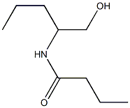 N-[1-(Hydroxymethyl)butyl]butanamide Structure