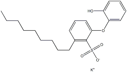 2'-Hydroxy-3-nonyl[oxybisbenzene]-2-sulfonic acid potassium salt 구조식 이미지