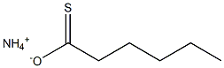 3-Propylthiopropanoic acid ammonium salt Structure