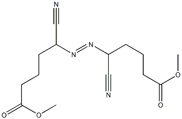 5,5'-Azobis(5-cyanovaleric acid)dimethyl ester Structure
