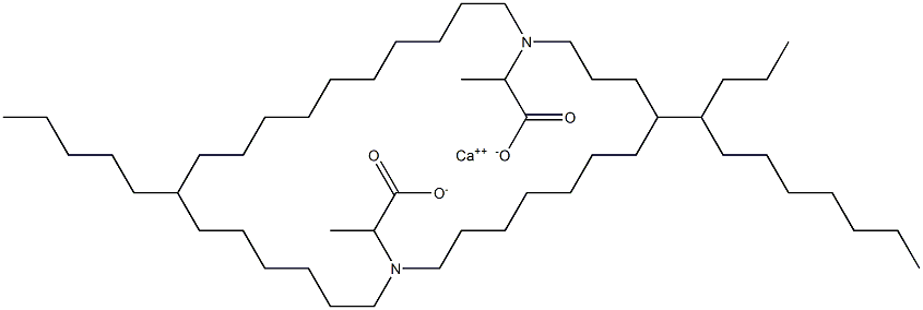 Bis[2-(didodecylamino)propanoic acid]calcium salt 구조식 이미지