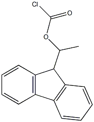 (+)-Chloroformic acid 1-(9H-fluoren-9-yl)ethyl ester 구조식 이미지
