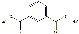 Isophthalic acid disodium salt Structure
