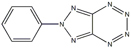 2-Phenyl-2H-1,2,3-triazolo[4,5-e][1,2,3,4]tetrazine 구조식 이미지
