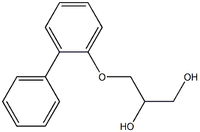 3-(2-Phenylphenoxy)-1,2-propanediol 구조식 이미지