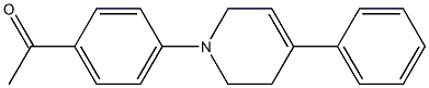 4'-(4-Phenyl-1,2,5,6-tetrahydropyridin-1-yl)acetophenone 구조식 이미지