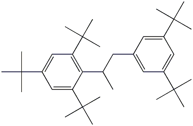 2-(2,4,6-Tri-tert-butylphenyl)-1-(3,5-di-tert-butylphenyl)propane Structure