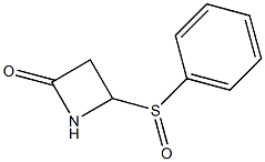 4-(Phenylsulfinyl)azetidin-2-one Structure