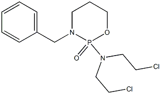 Tetrahydro-2-[bis(2-chloroethyl)amino]-3-benzyl-2H-1,3,2-oxazaphosphorine 2-oxide Structure