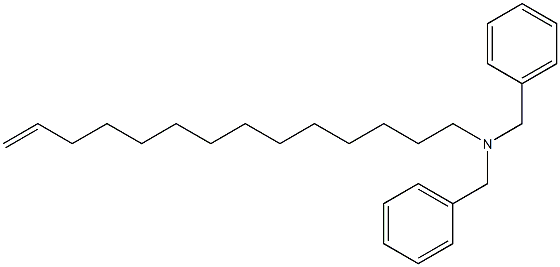 (13-Tetradecenyl)dibenzylamine Structure