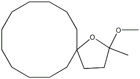 2-Methoxy-2-methyl-1-oxaspiro[4.11]hexadecane 구조식 이미지