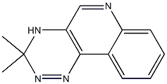 3,3-Dimethyl-3,4-dihydro-1,2,4-triazino[5,6-c]quinoline Structure