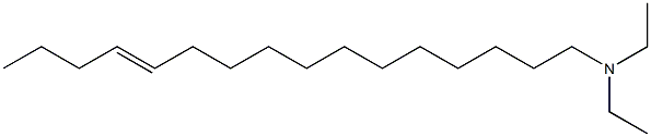 N,N-Diethyl-12-hexadecen-1-amine 구조식 이미지