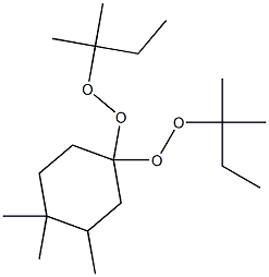 3,4,4-Trimethyl-1,1-bis(tert-pentylperoxy)cyclohexane Structure