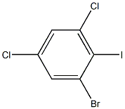 2-Bromo-4,6-dichloro-1-iodobenzene Structure