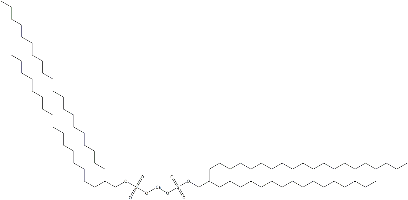 Bis(2-hexadecyldocosyloxysulfonyloxy)calcium 구조식 이미지