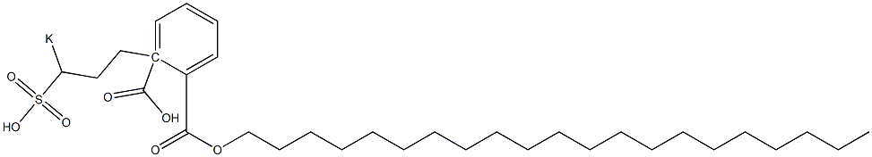 Phthalic acid 1-henicosyl 2-(3-potassiosulfopropyl) ester Structure