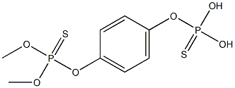 (1,4-Phenylenedioxy)bis(thiophosphonic acid O,O-dimethyl) ester 구조식 이미지