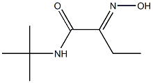 N-tert-Butyl-2-(hydroxyimino)butanamide 구조식 이미지