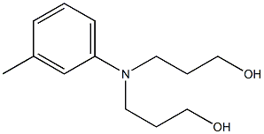 N,N-Di(3-hydroxypropyl)-m-toluidine Structure