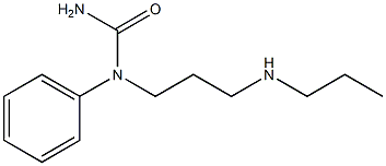 N-(3-Propylaminopropyl)-N-phenylurea Structure