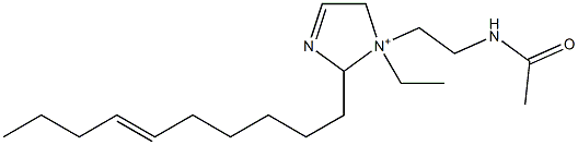 1-[2-(Acetylamino)ethyl]-2-(6-decenyl)-1-ethyl-3-imidazoline-1-ium Structure