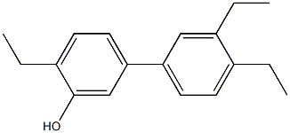 2-Ethyl-5-(3,4-diethylphenyl)phenol Structure