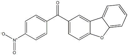 2-(4-Nitrobenzoyl)dibenzofuran 구조식 이미지