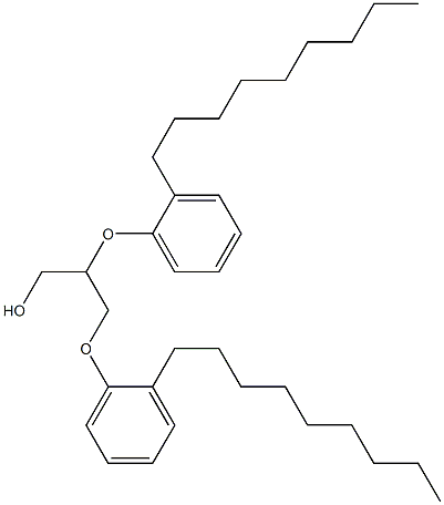 1,2-Bis(2-nonylphenoxy)-3-propanol 구조식 이미지