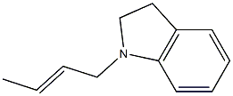 1-(2-Butenyl)-2,3-dihydro-1H-indole Structure