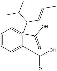 (-)-Phthalic acid hydrogen 1-[(R)-2-methyl-4-hexene-3-yl] ester Structure