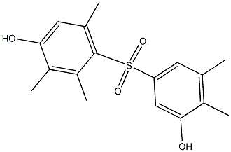 3',4-Dihydroxy-2,3,4',5',6-pentamethyl[sulfonylbisbenzene] 구조식 이미지