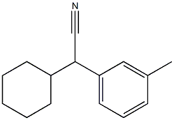 Cyclohexyl(3-methylphenyl)acetonitrile 구조식 이미지