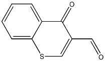 3-Formyl-4H-1-benzothiopyran-4-one 구조식 이미지