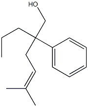 5-Methyl-2-phenyl-2-propyl-4-hexen-1-ol Structure