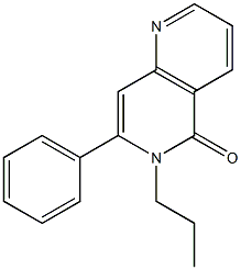 7-Phenyl-6-propyl-1,6-naphthyridin-5(6H)-one Structure