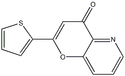 4-Oxo-2-(2-thienyl)-4H-pyrano[3,2-b]pyridine 구조식 이미지