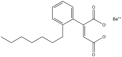 2-(2-Heptylphenyl)maleic acid barium salt Structure