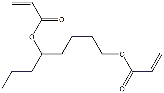 Diacrylic acid 1,5-octanediyl ester 구조식 이미지