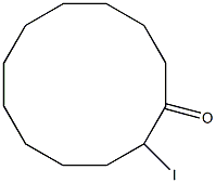 2-Iodo-1-cyclododecanone 구조식 이미지