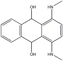 9,10-Dihydro-1,4-bis(methylamino)-9,10-anthracenediol Structure