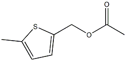 Acetic acid (5-methyl-2-thienyl)methyl ester Structure