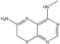 4-Methylamino-7H-pyrimido[4,5-b][1,4]thiazin-6-amine Structure