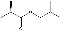 [R,(-)]-2-Methylbutyric acid isobutyl ester 구조식 이미지