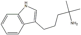 3-(4-Amino-4-methylpentyl)-1H-indole 구조식 이미지