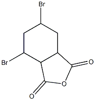 3,5-Dibromohexahydrophthalic anhydride Structure