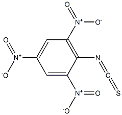 2,4,6-Trinitrophenyl isothiocyanate 구조식 이미지